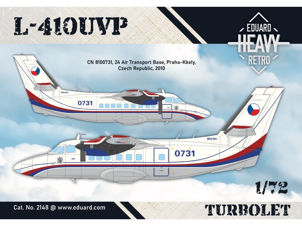 ED LIMITED 1/72 L-410UVP TURBOLET Heavy Retro