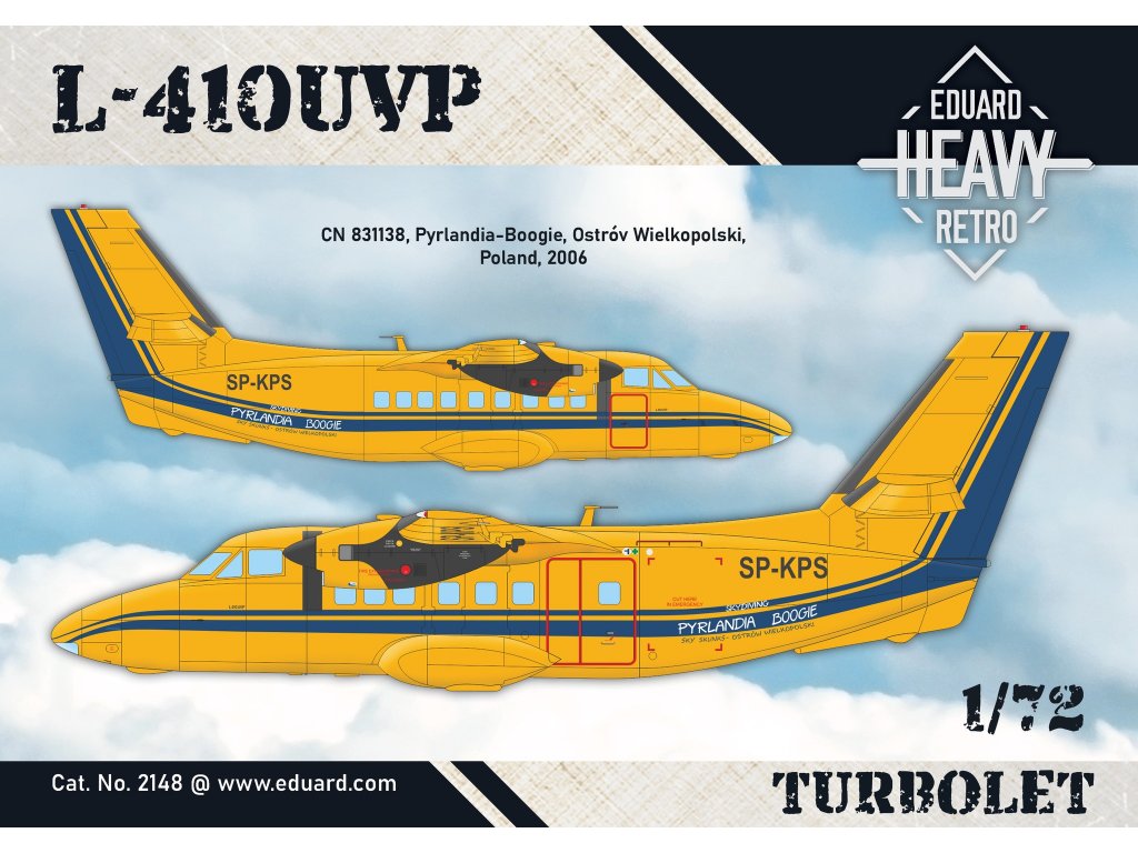 ED LIMITED 1/72 L-410UVP TURBOLET Heavy Retro