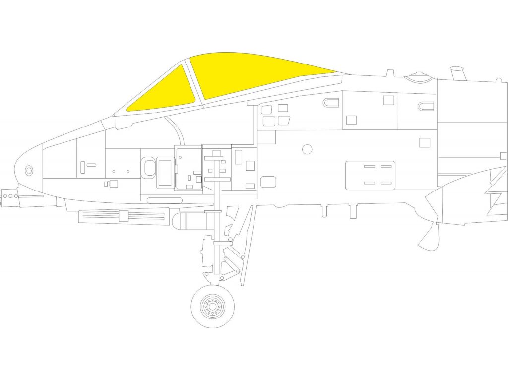 ED MASK 1/48 A-10C Thunderbolt II for GWH