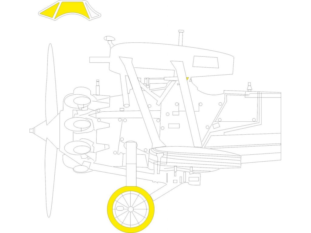 ED MASK 1/48 Bulldog Mk.II for AIR