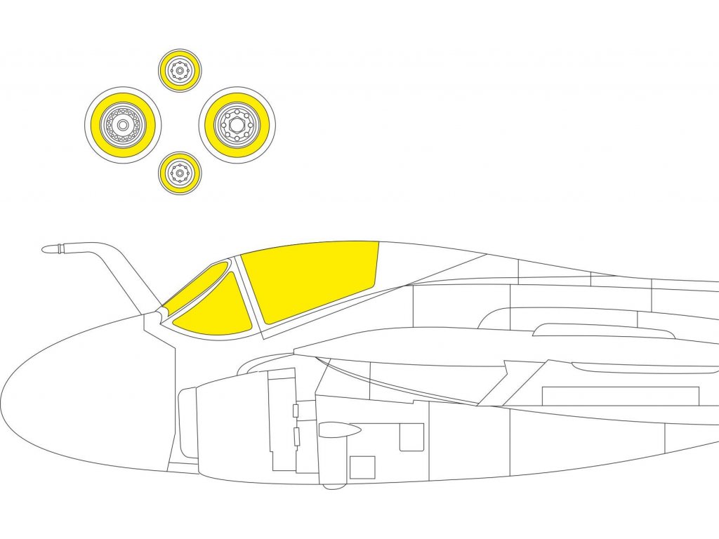 ED MASK 1/72 A-6E Intruder for TRU