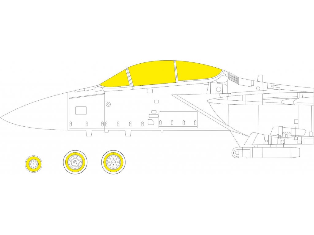 ED MASK 1/72 F-15J MSIP for FNM