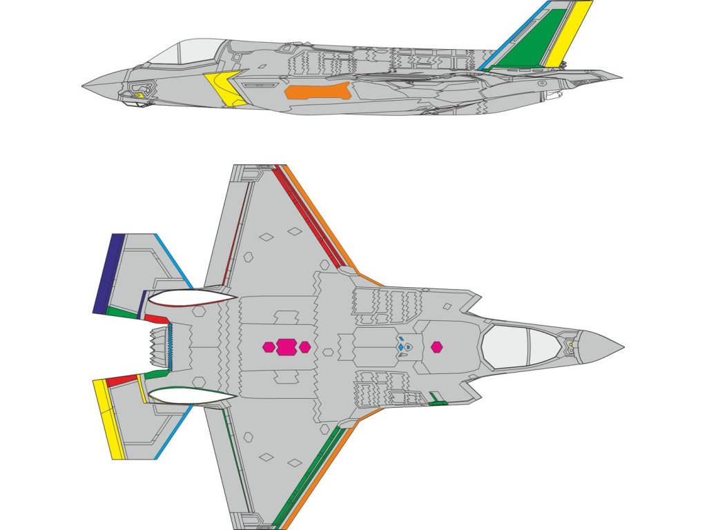 ED MASK 1/72 F-35B Lighting II RAM coating for TAM