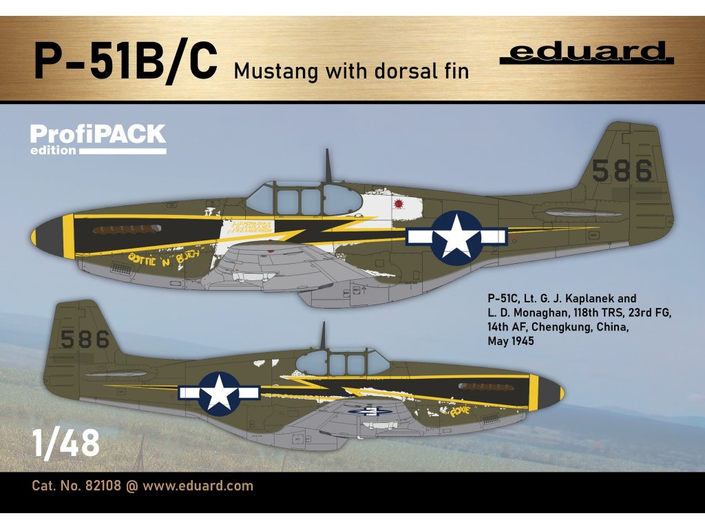 ED PROFIPACK 1/48 P-51B/C Mustang w/ dorsal fin