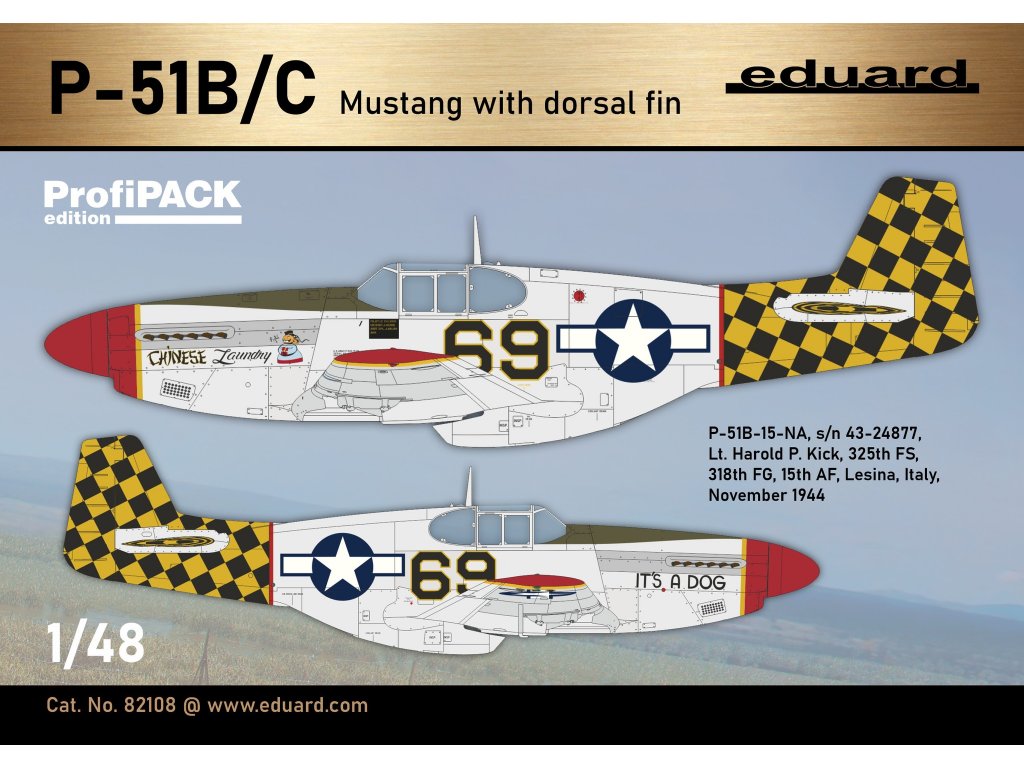 ED PROFIPACK 1/48 P-51B/C Mustang w/ dorsal fin