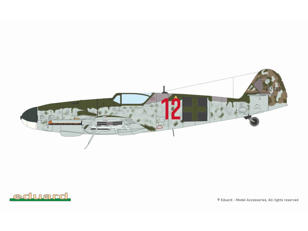 ED PROFIPACK 1/72 Bf 109G-10 WNF/Diana  