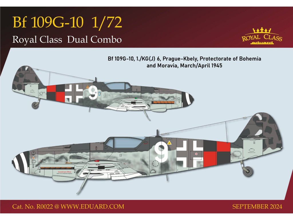 ED ROYAL CLASS 1/72 ME 109G-10 G-14/AS