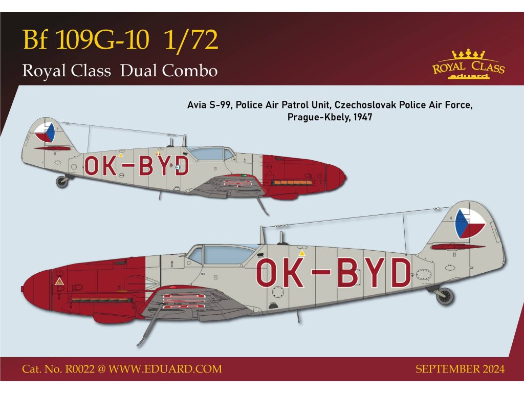 ED ROYAL CLASS 1/72 ME 109G-10 G-14/AS