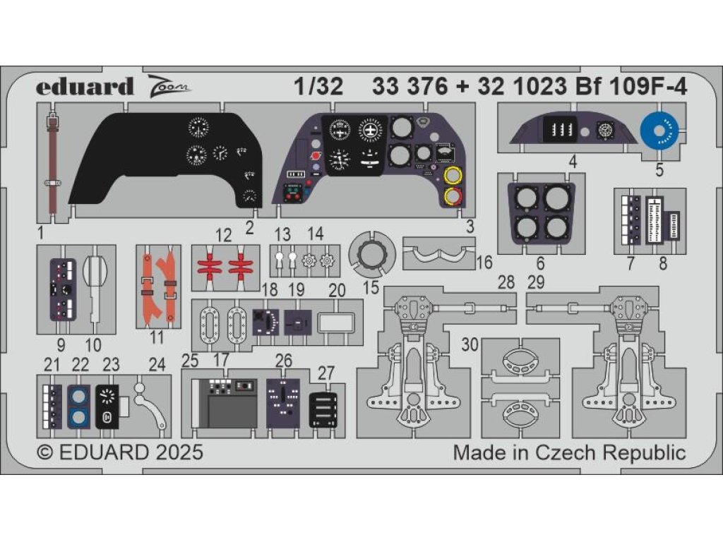 ED SET 1/32 Bf 109F-4 for H2000/HAS