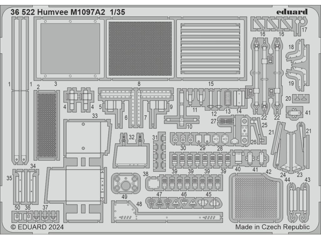 ED SET 1/35 Humvee M1097A2 for ICM