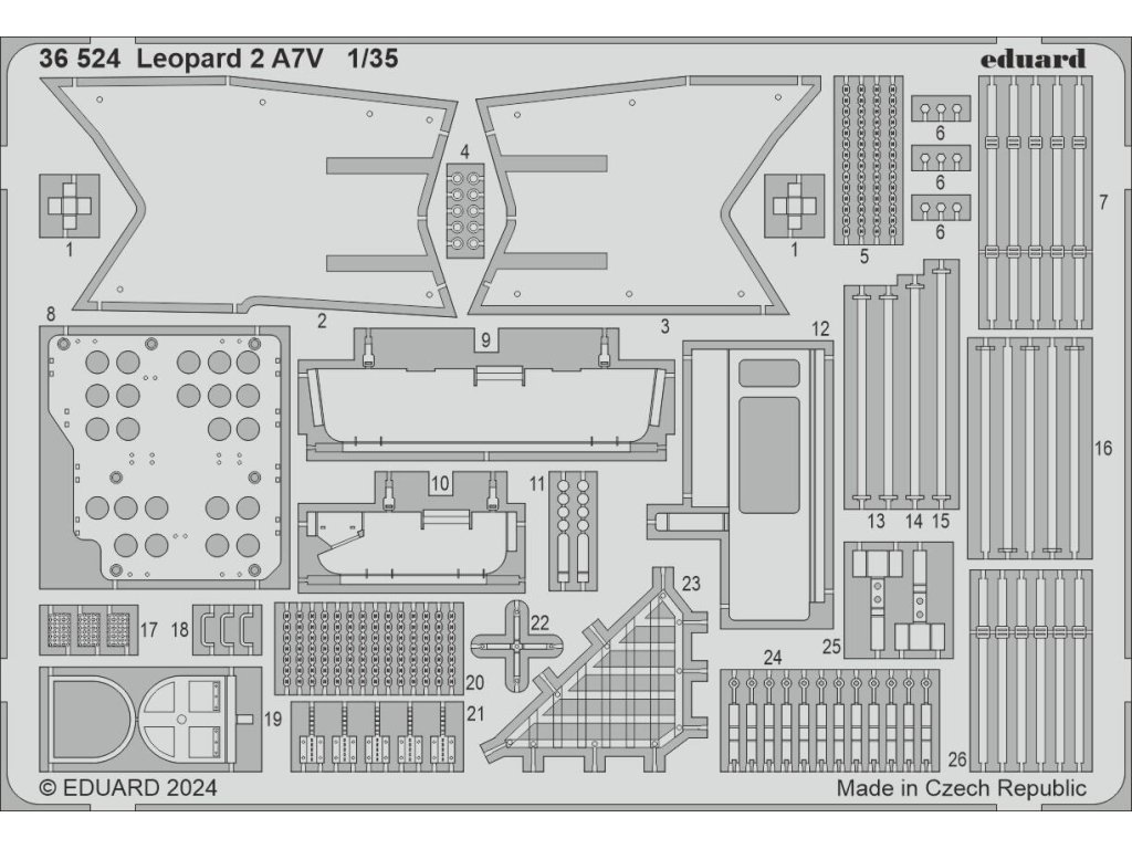 ED SET 1/35 Leopard 2 A7V for TAM