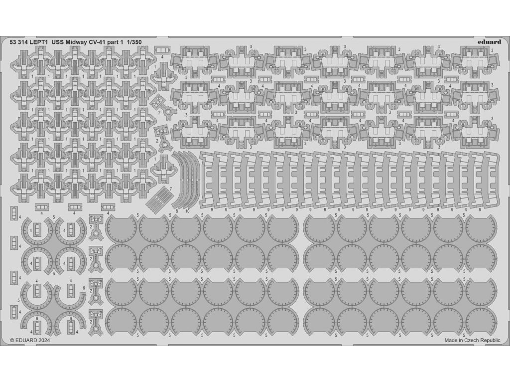 ED SET 1/350 USS Midway CV-41 part 1 for TRU