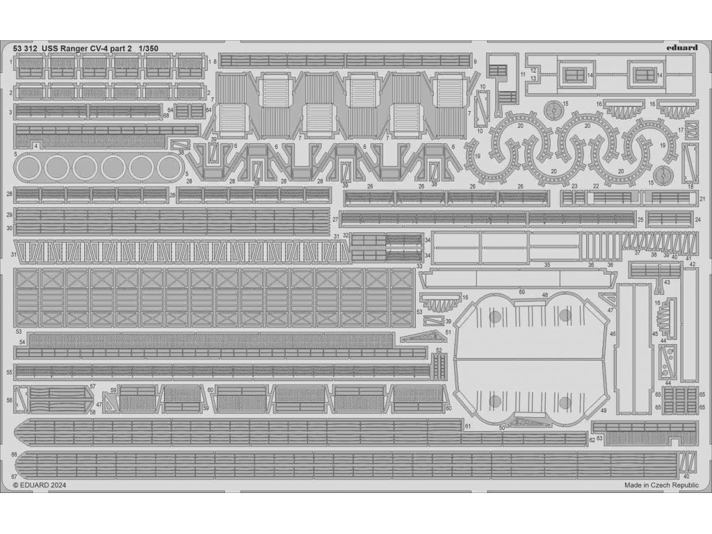 ED SET 1/350 USS Ranger CV-4 part 2 for TRU