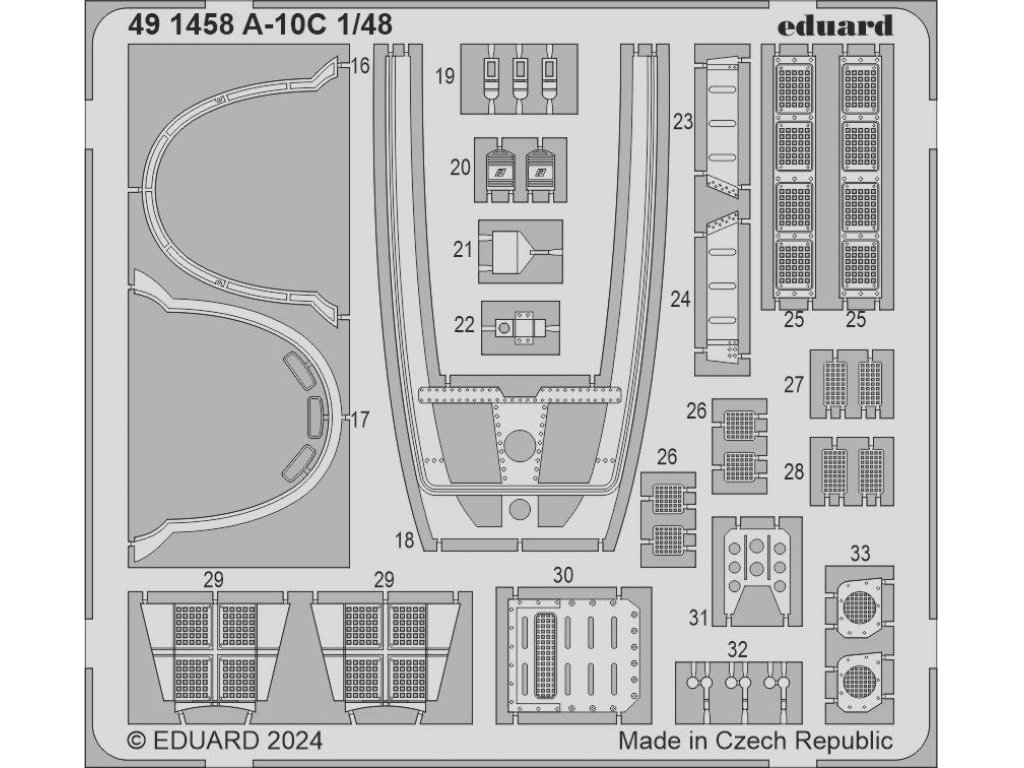 ED SET 1/48 A-10C Warthog Thunderbolt II for GWH