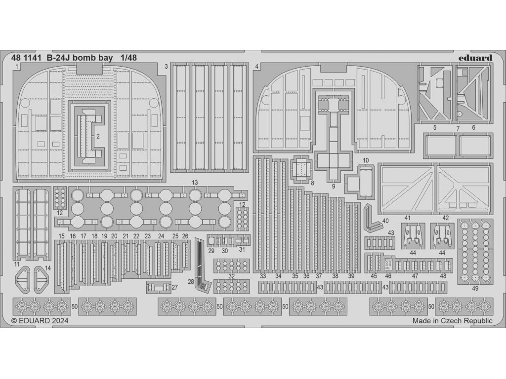 ED SET 1/48 B-24J Liberator bomb bay for HBB