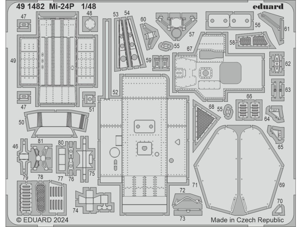 ED SET 1/48 Mi-24P Hind  for TRU