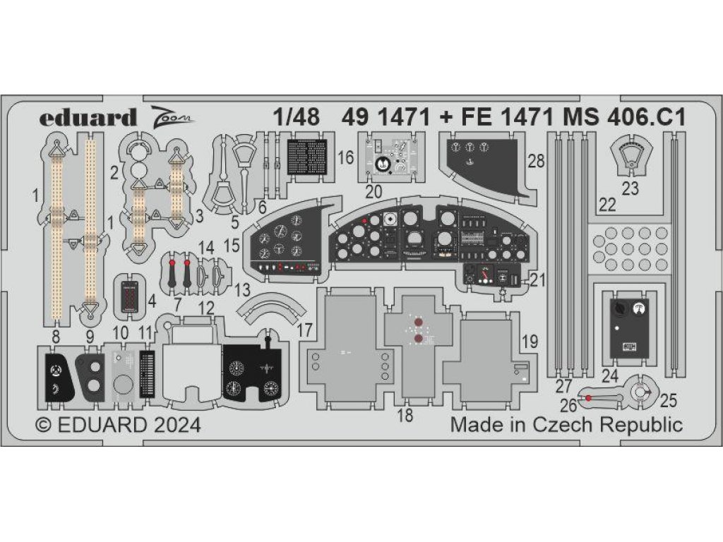 ED SET 1/48 MS 406.C1 for DORA