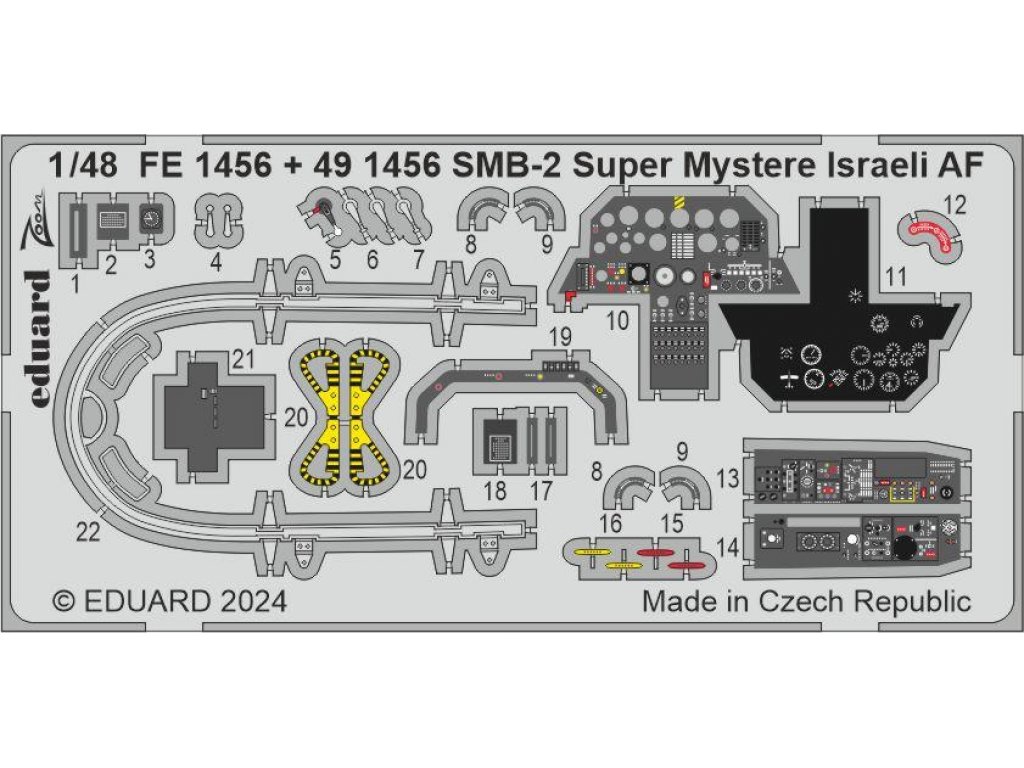 ED SET 1/48 SMB-2 Super Mystere Israeli AF for SH