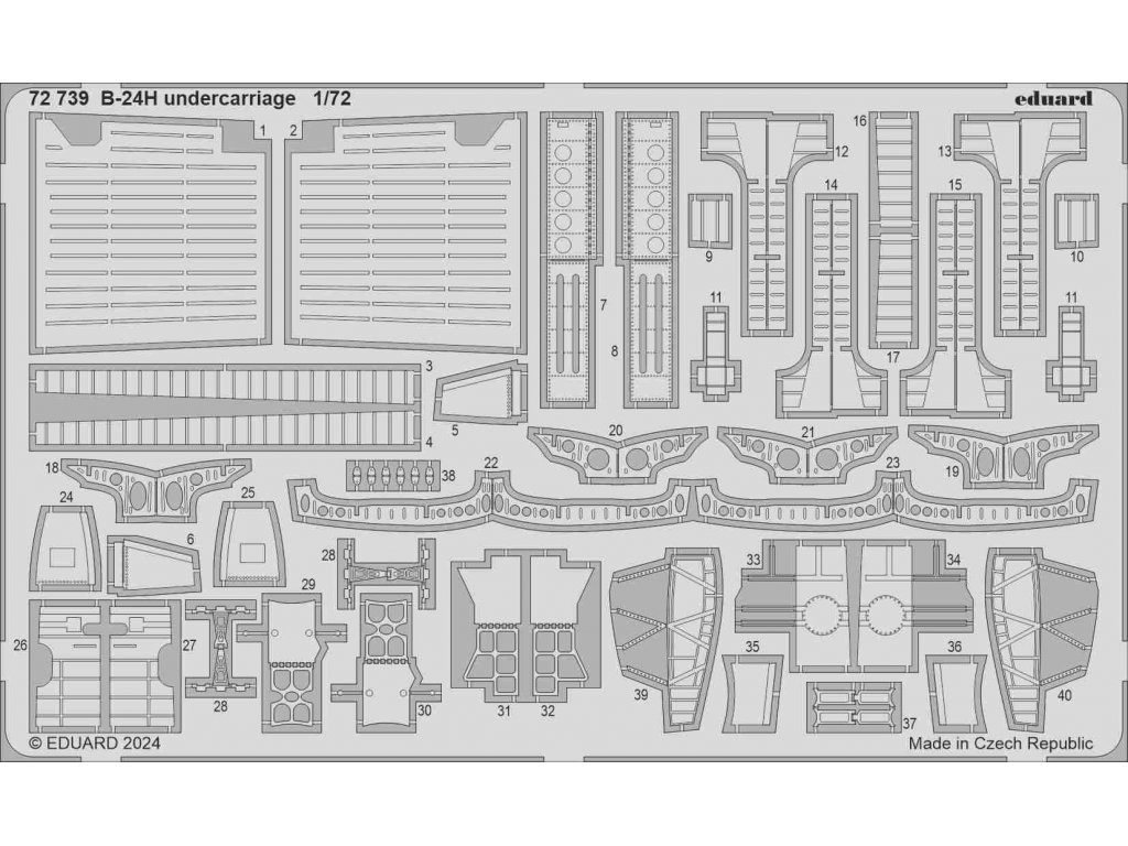 ED SET 1/72 B-24H Liberator undercarriage for AIR