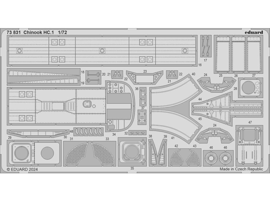 ED SET 1/72 Chinook HC.1 forAIR