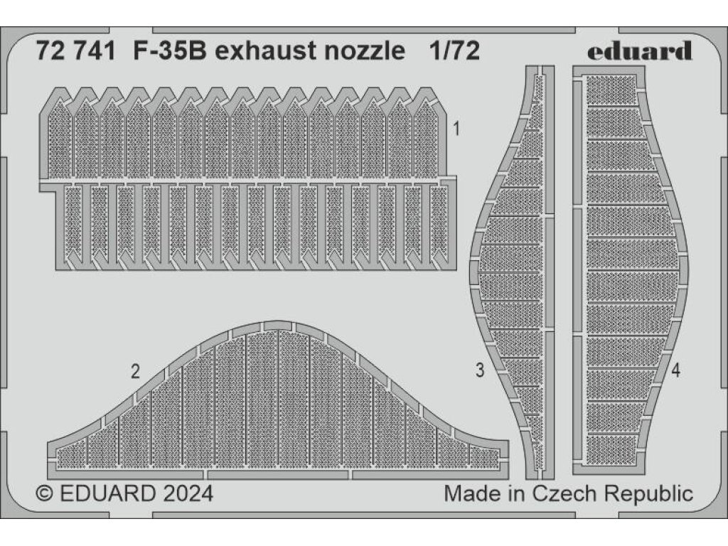 ED SET 1/72 F-35B Lighting II exhaust nozzle for TAM