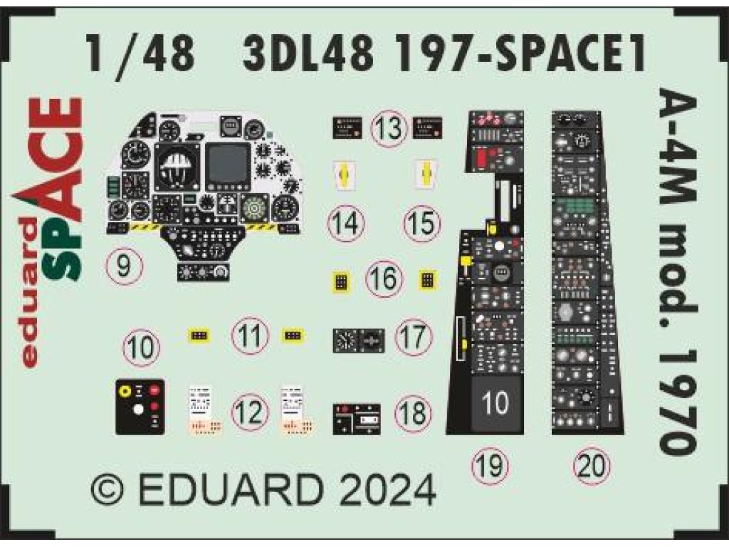 ED SPACE3D 1/48 A-4M Skyhawk mod. 1970 SPACE for MAGICF