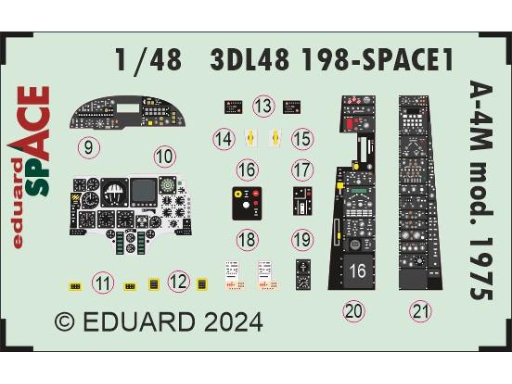 ED SPACE3D 1/48 A-4M Skyhawk mod. 1975 SPACE for MAGICF