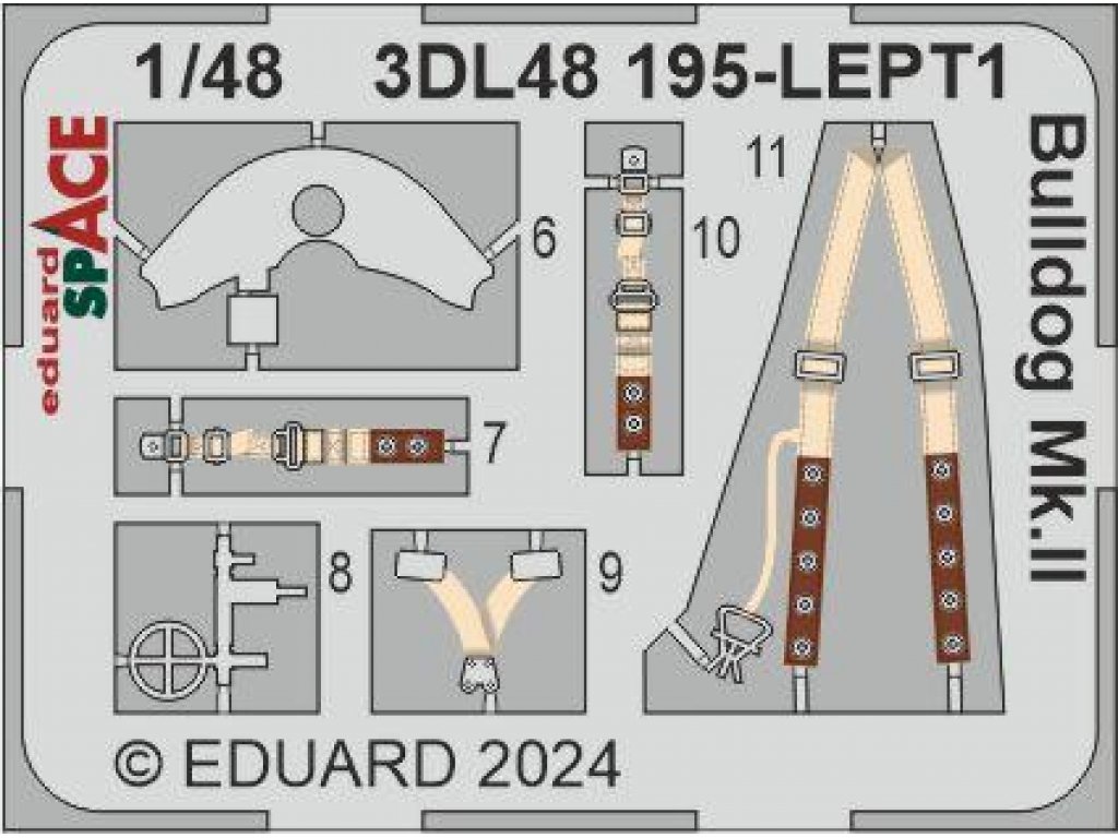 ED SPACE3D 1/48 Bulldog Mk.II SPACE for AIR