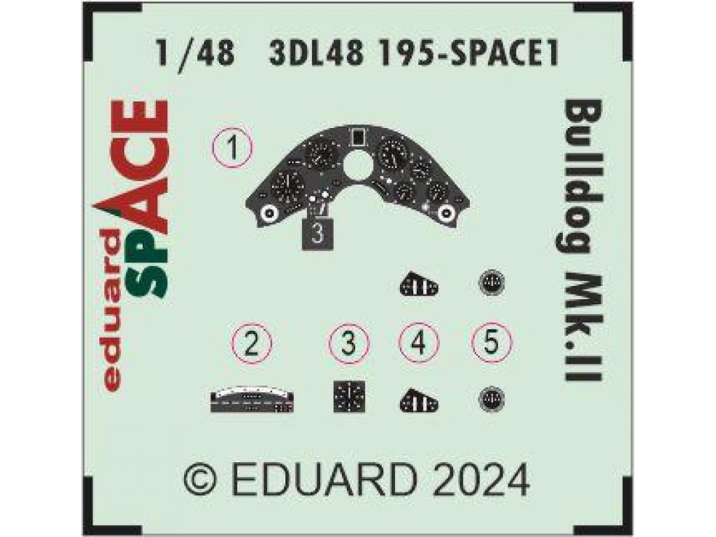 ED SPACE3D 1/48 Bulldog Mk.II SPACE for AIR