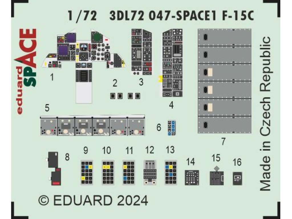 ED SPACE3D 1/72 F-15C Eagle SPACE for FINEM