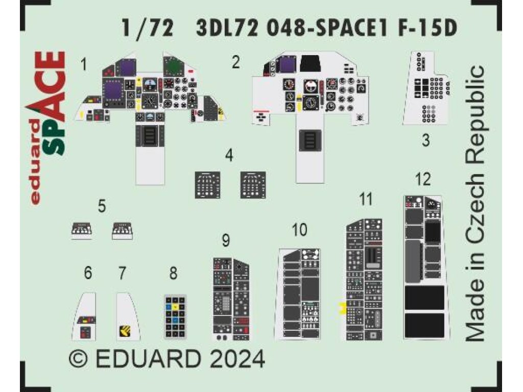 ED SPACE3D 1/72 F-15D Eagle SPACE for FINEM