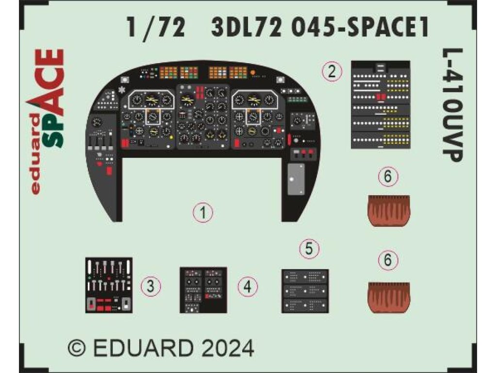 ED SPACE3D 1/72 L-410UVP Turbolet SPACE for EDU