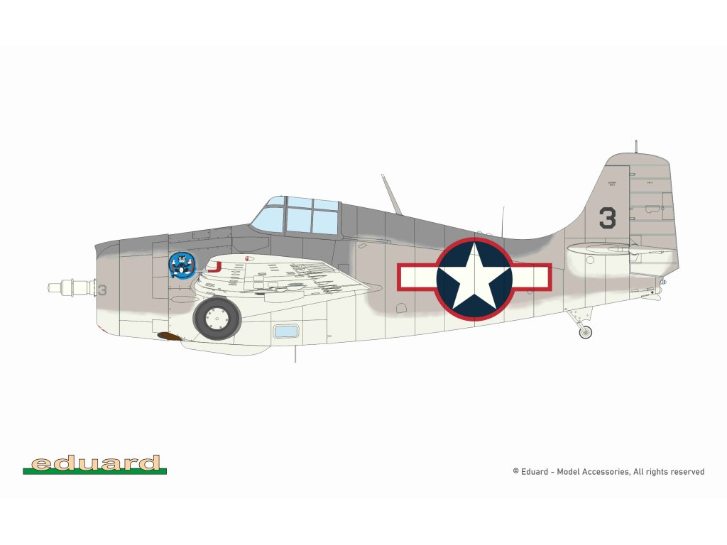 ED WEEKEND 1/48 F4F-4 Wildcat late 