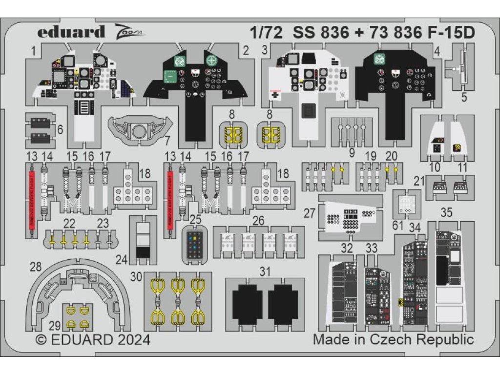 ED ZOOM 1/72 F-15D Eagle for FINEM