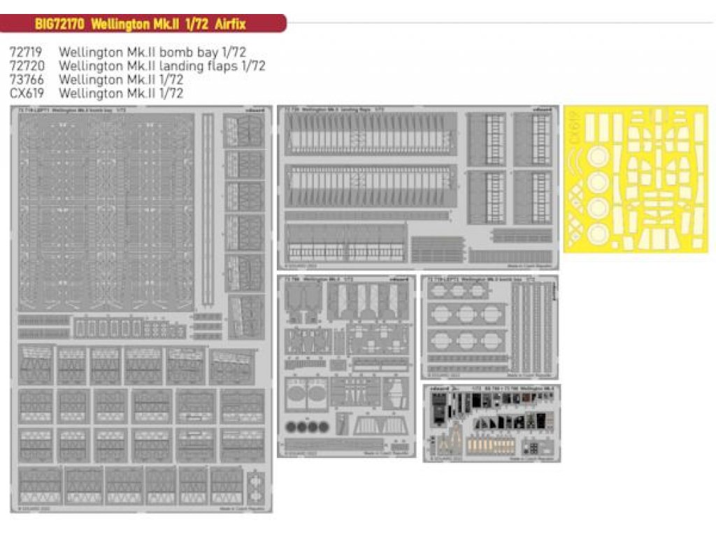 EDUARD BIGED 1/72 Wellington Mk.II for AIR