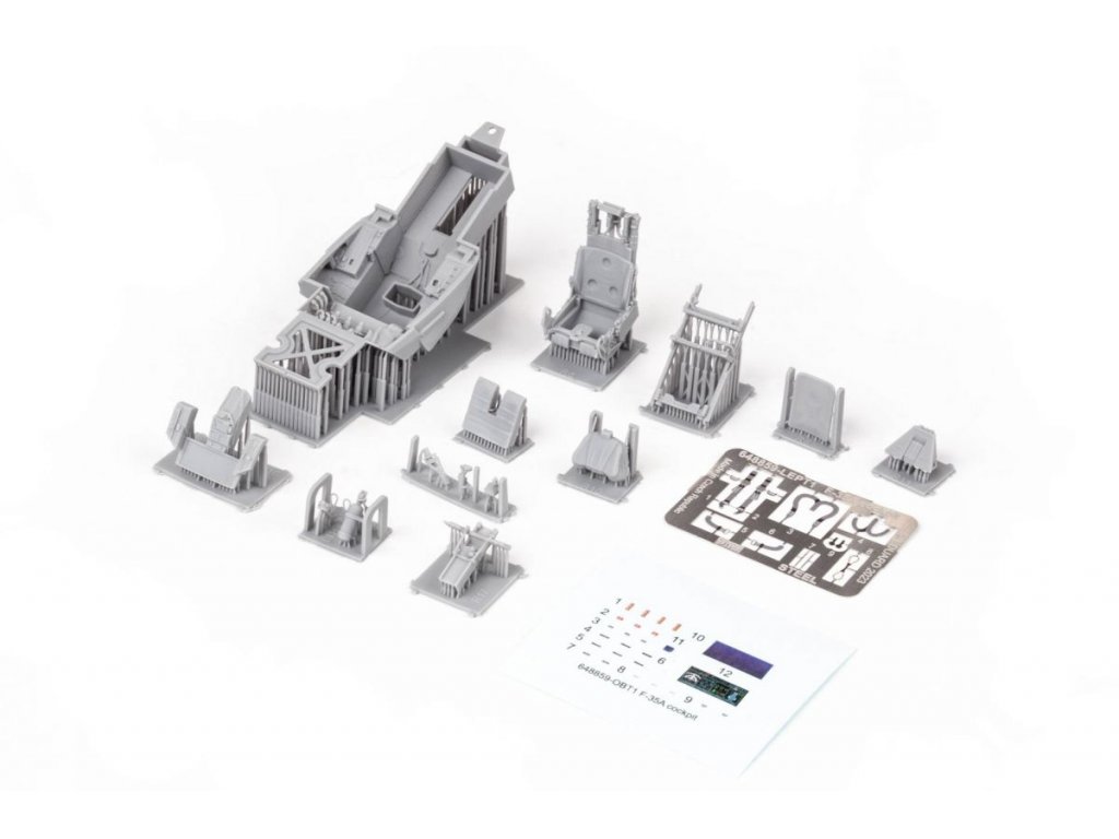 EDUARD BRASSIN 1/48 F-35A Lighting II cockpit PRINT for TAM