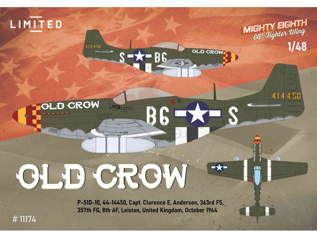 EDUARD LIMITED 1/48 MIGHTY EIGHT: 66th Fighter Wing P-51D Mustang