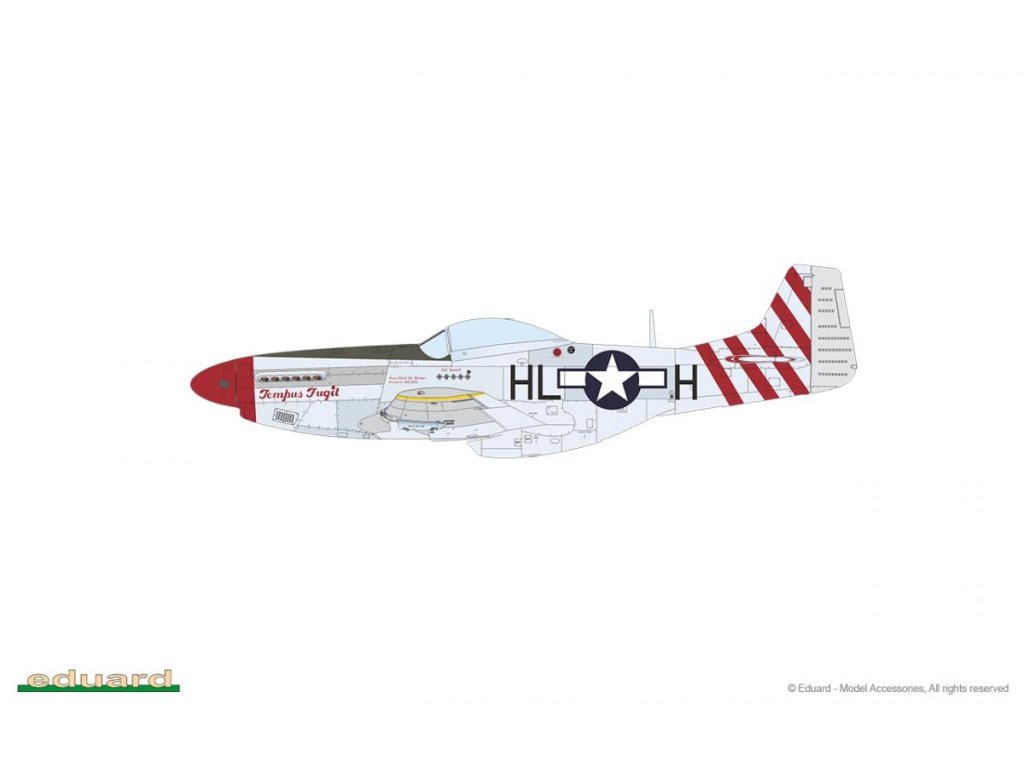 EDUARD LIMITED  1/48 RED TAILS & Co. P-51 Mustang DUAL COMBO