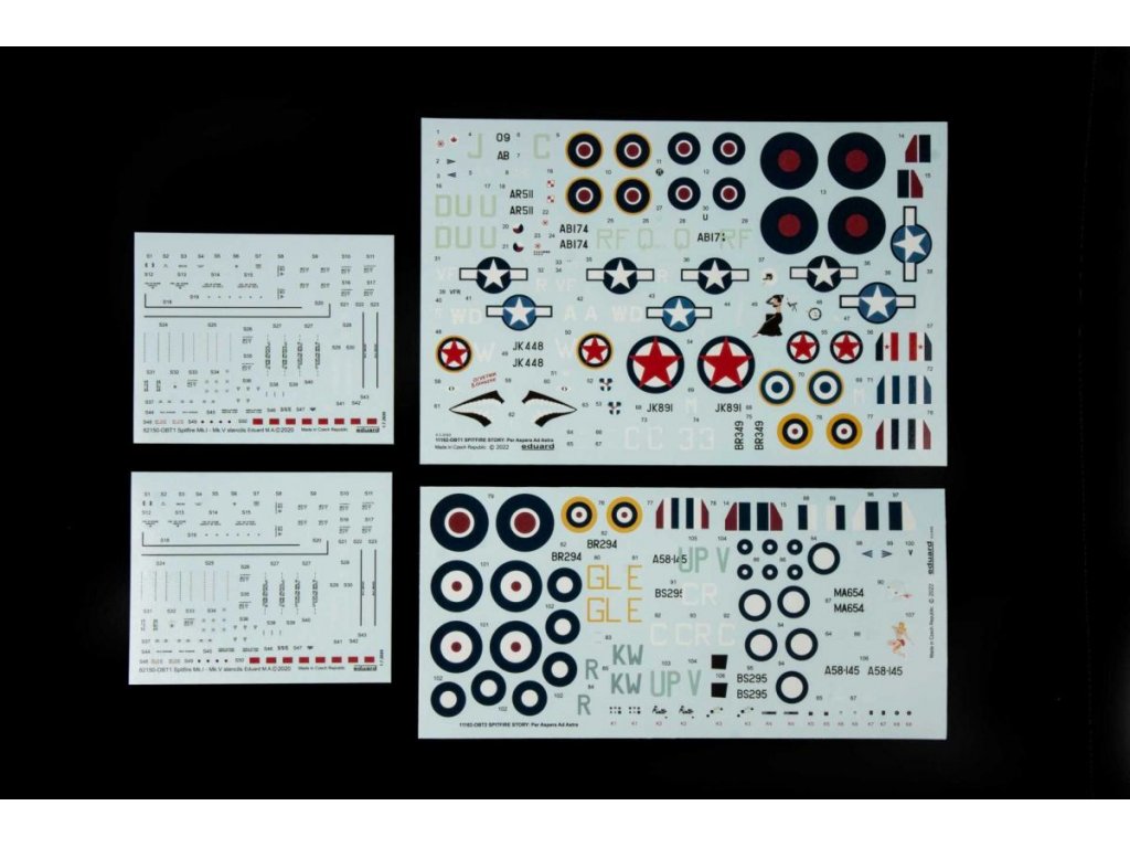 EDUARD LIMITED  1/48 SPITFIRE STORY: Per Aspera ad Astra DUAL COM.