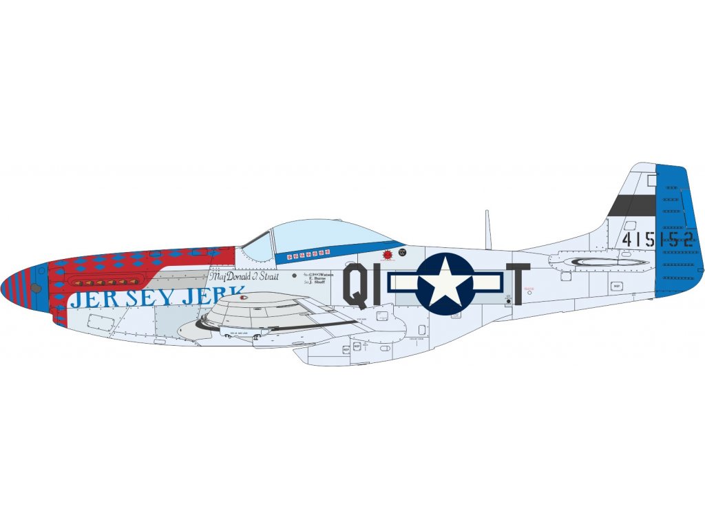 EDUARD LIMITED 1/72 ACES OF THE EIGHTH DUAL COMBO P-51D Mustang