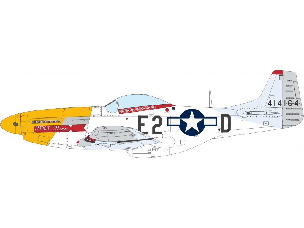 EDUARD LIMITED 1/72 ACES OF THE EIGHTH DUAL COMBO P-51D Mustang