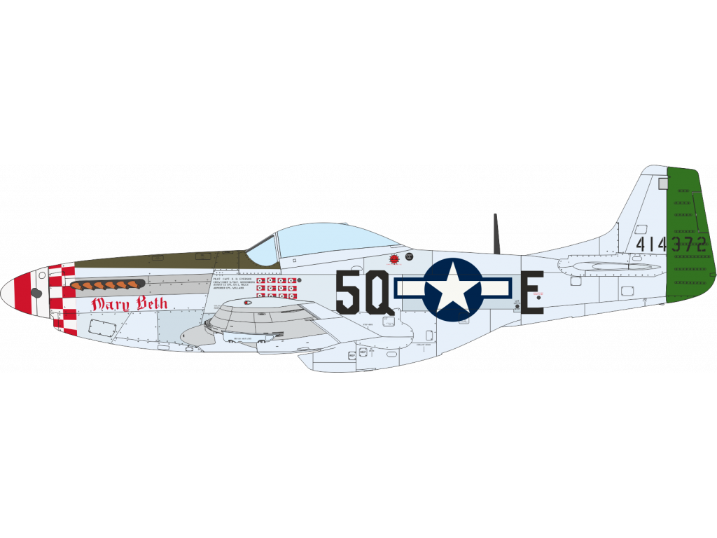 EDUARD LIMITED 1/72 ACES OF THE EIGHTH DUAL COMBO P-51D Mustang