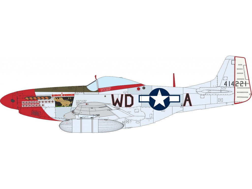 EDUARD LIMITED 1/72 ACES OF THE EIGHTH DUAL COMBO P-51D Mustang