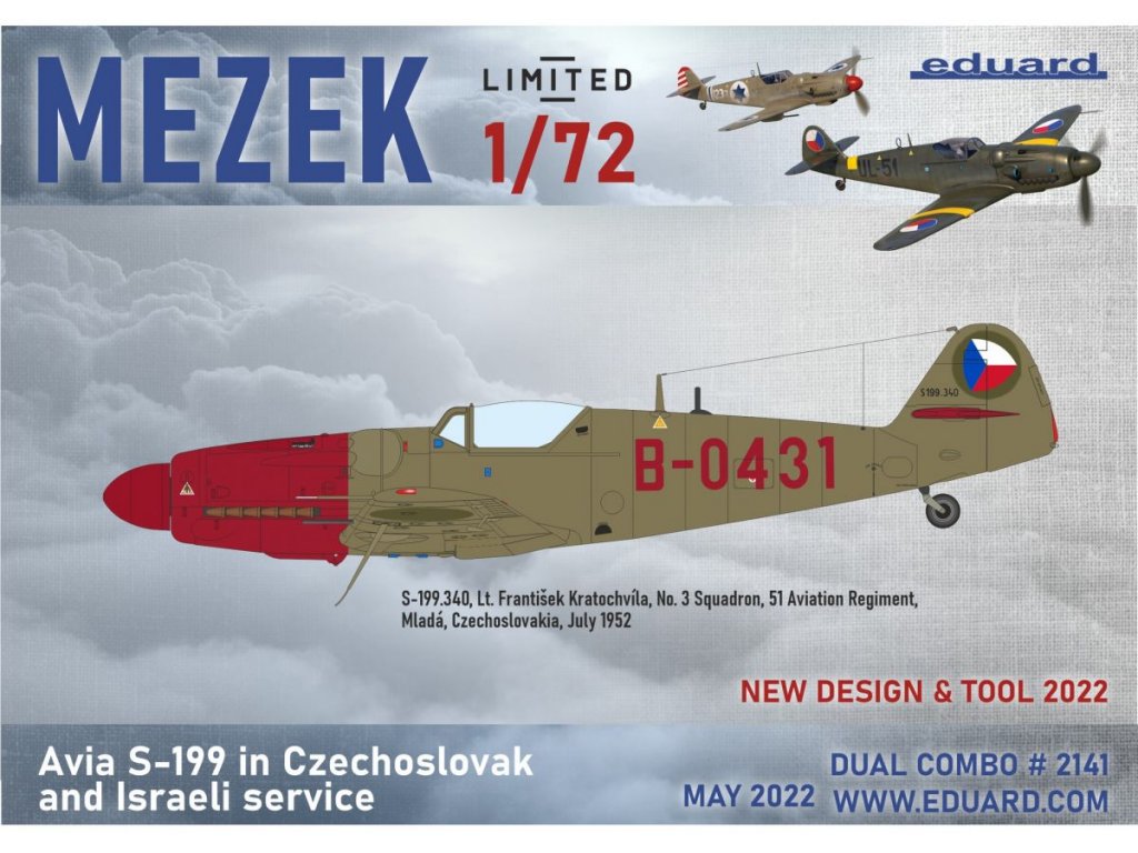 EDUARD LIMITED 1/72 MEZEK! Avia S-199 Dual Combo