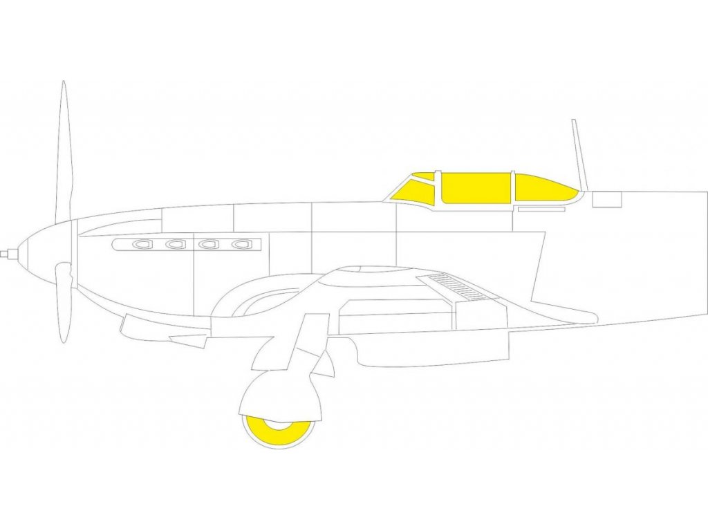 EDUARD MASK 1/32 Yak-9T for ICM