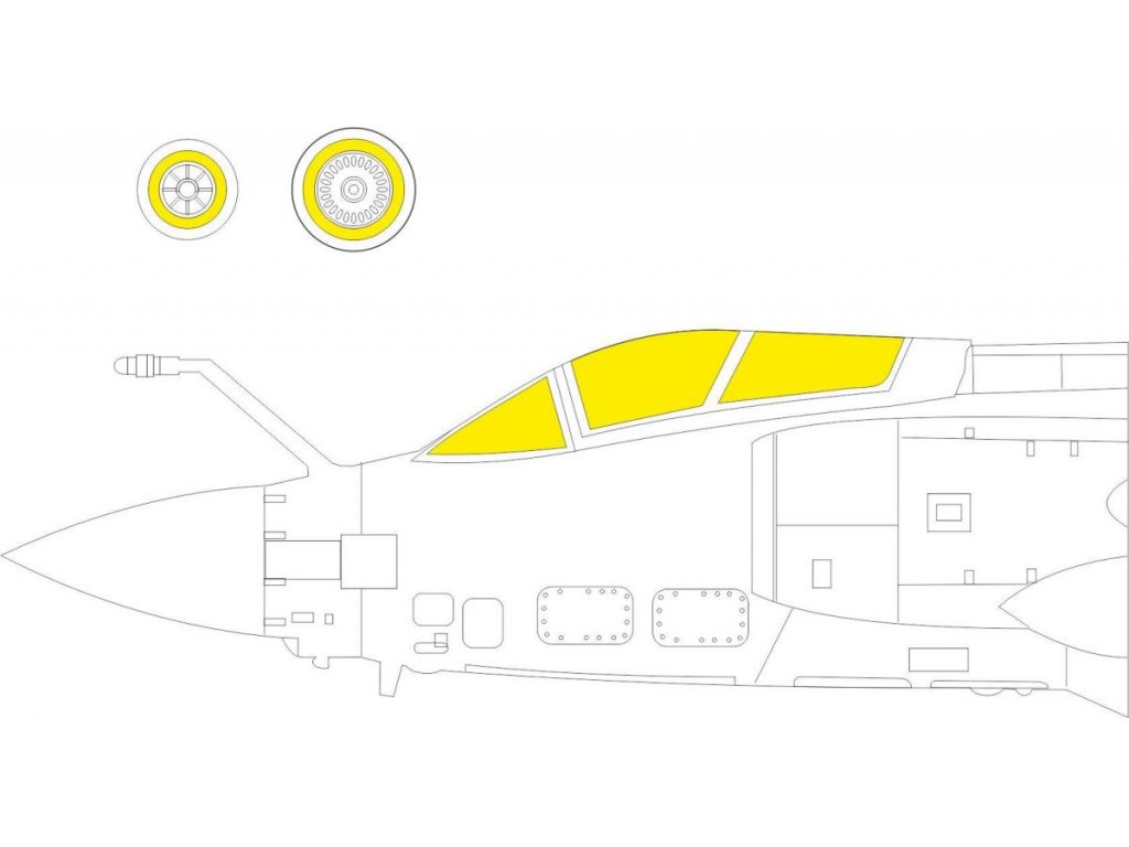 EDUARD MASK 1/48 Buccaneer S.2C/D for AIR