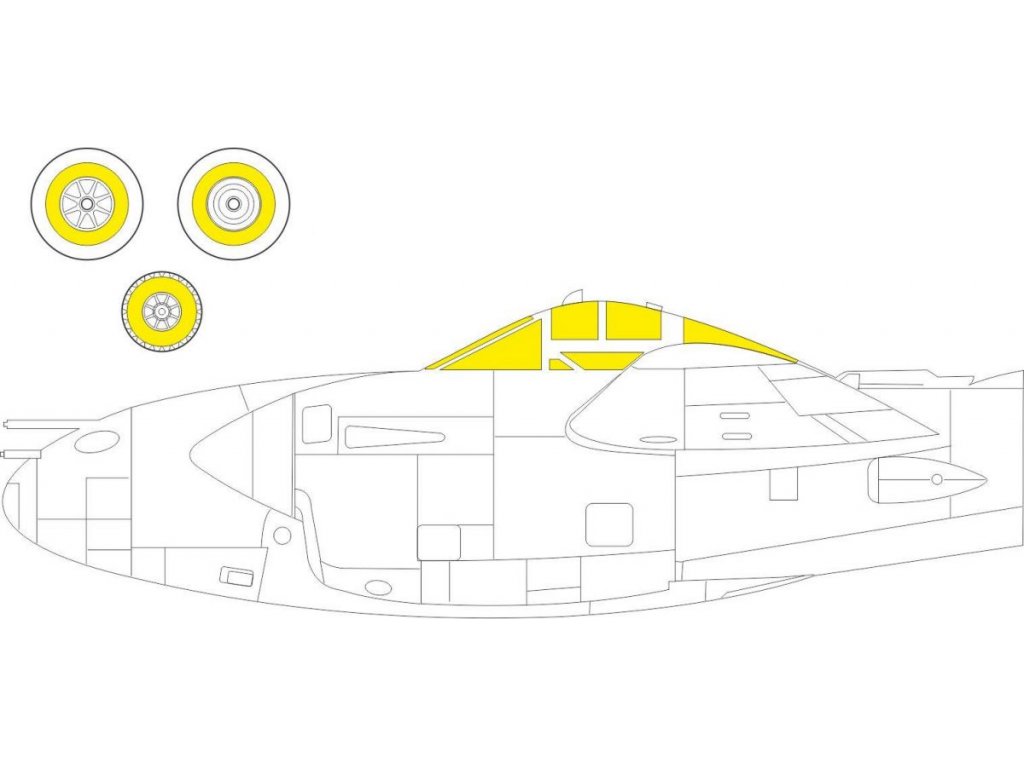 EDUARD MASK 1/48 P-38J Lighting for TAM