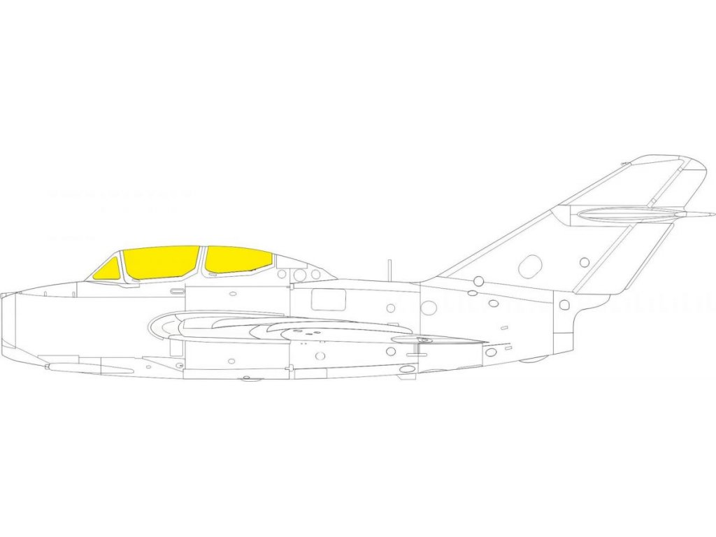 EDUARD MASK 1/72 UTI MiG-15 for EDU