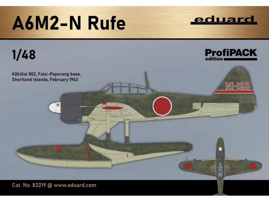 EDUARD PROFIPACK 1/48 A6M2-N Rufe