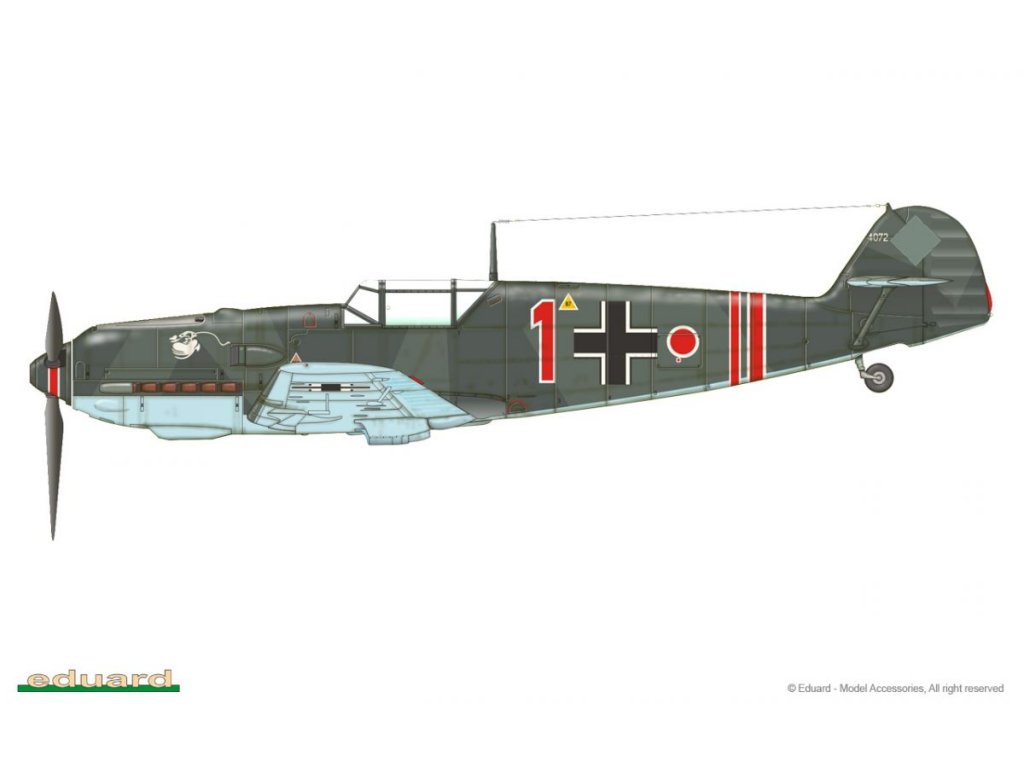 EDUARD PROFIPACK 1/48 Bf 109E-1